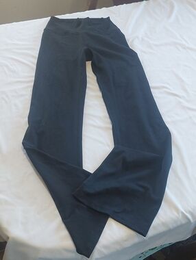 Balance Collection Black Flared Leggings Soft And Comfy .Size Small